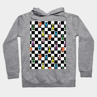 Colorful Chess Hoodie